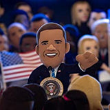 Bleacher Creatures Historical Figure President Barack Obama 10" Plush Figure