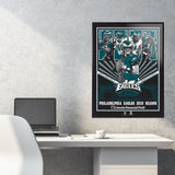 Phenom Gallery Philadelphia Eagles '19 Season 18" x 24"  Deluxe Framed Serigraph