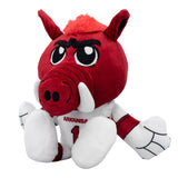 Bleacher Creatures Arkansas Razorbacks Big Red 8" Mascot Kuricha Sitting Plush