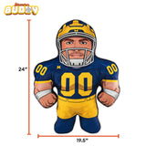 Bleacher Creatures Michigan Wolverines Football Player 24" Mascot Bleacher Buddy