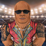 Bleacher Creatures WWE The Rock Final Boss 24" Bleacher Buddy
