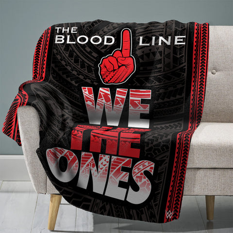 Sleep Squad WWE Bloodline 60” x 80” Raschel Plush Blanket