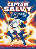 Phenom Gallery Kansas City Royals Captain Salvy 18" x 24" Deluxe Framed Serigraph