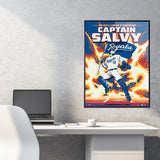 Phenom Gallery Kansas City Royals Captain Salvy 18" x 24" Serigraph