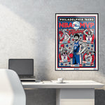 Phenom Gallery Philadelphia 76ers MVP History 18" x 24" Deluxe Framed Serigraph