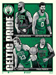 Phenom Gallery Boston Celtics Pride 18" x 24" Deluxe Framed Serigraph