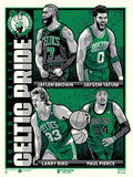 Phenom Gallery Boston Celtics Pride 18" x 24" Deluxe Framed Serigraph