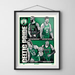 Phenom Gallery Boston Celtics Pride 18" x 24" Deluxe Framed Serigraph
