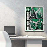Phenom Gallery Boston Celtics Pride 18" x 24" Serigraph