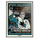 Phenom Gallery San Jose Sharks Patrick Marleau 18" x 24" Deluxe Framed Serigraph