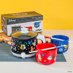 Uncanny Brands Disney Mickey Mouse Hot Pot with Ramen Bowls