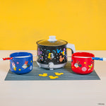 Uncanny Brands Disney Mickey Mouse Hot Pot with Ramen Bowls