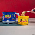 Uncanny Brands Sonic the Hedgehog Hot Pot with Ramen Bowls