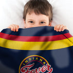 Sleep Squad Indiana Fever Caitlin Clark 60” x 80” Raschel Plush Blanket