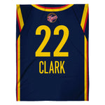 Sleep Squad Indiana Fever Caitlin Clark 60” x 80” Raschel Plush Blanket