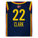 Sleep Squad Indiana Fever Caitlin Clark 60” x 80” Raschel Plush Blanket
