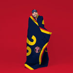 Sleep Squad Indiana Fever Caitlin Clark 60” x 80” Raschel Plush Blanket