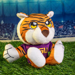 Bleacher Creatures LSU Mike the Tiger 8" Mascot Kuricha Sitting Plush