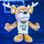 Bleacher Creatures Milwaukee Bucks Bango 8" Mascot Kuricha Plush (Association Uniform)