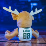 Bleacher Creatures Milwaukee Bucks Bango 8" Mascot Kuricha Plush (Association Uniform)