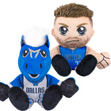 Bleacher Creatures Dallas Mavericks Bundle: 8" Luka Doncic & Champ Kuricha Plushies