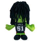 Bleacher Creatures San Antonio Spurs Alien with Braids 8" NBA Kuricha Plush