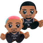 Bleacher Creatures San Antonio Spurs Bundle: 8" Keldon Johnson & Jeremy Sochan Kuricha Plushies