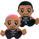 Bleacher Creatures San Antonio Spurs Bundle: 8" Keldon Johnson & Jeremy Sochan Kuricha Plushies