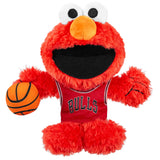 Bleacher Creatures Chicago Bulls Sesame Street Elmo 8" NBA Kuricha Sitting Plush