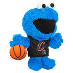 Bleacher Creatures Cleveland Cavaliers Sesame Street Cookie Monster 8" Kuricha Plush