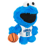 Bleacher Creatures Charlotte Hornets Sesame Street Cookie Monster 8" Kuricha Plush