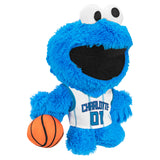 Bleacher Creatures Charlotte Hornets Sesame Street Cookie Monster 8" Kuricha Plush