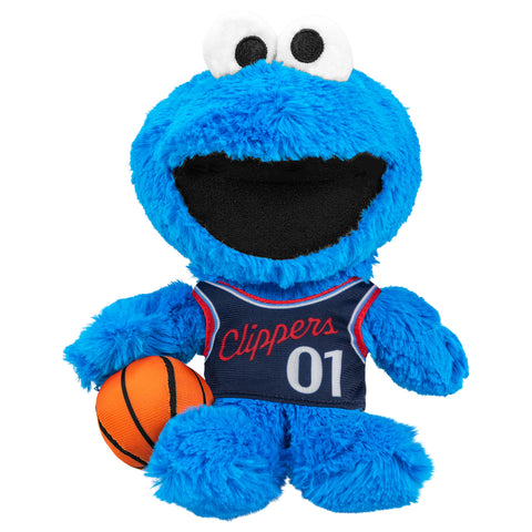 Bleacher Creatures Los Angeles Clippers Sesame Street Cookie Monster 8" Kuricha Plush