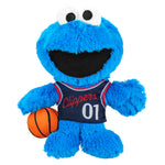 Bleacher Creatures Los Angeles Clippers Sesame Street Cookie Monster 8" Kuricha Plush