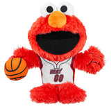 Bleacher Creatures Miami Heat Sesame Street Elmo 8" NBA Kuricha Sitting Plush