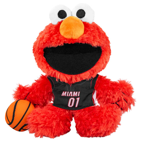 Bleacher Creatures Miami Heat Sesame Street Elmo 8" Kuricha Plush