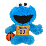 Bleacher Creatures Los Angeles Lakers Sesame Street Cookie Monster 8" NBA Kuricha Sitting Plush