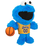 Bleacher Creatures Los Angeles Lakers Sesame Street Cookie Monster 8" NBA Kuricha Sitting Plush