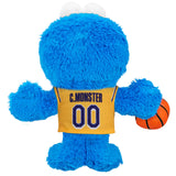 Bleacher Creatures Los Angeles Lakers Sesame Street Cookie Monster 8" NBA Kuricha Sitting Plush