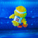 Bleacher Creatures New York Knicks Sesame Street Big Bird 8" Kuricha Plush