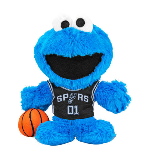 Bleacher Creatures San Antonio Spurs Sesame Street Cookie Monster 8" Kuricha Plush