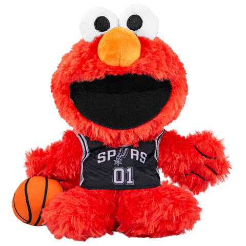 Bleacher Creatures San Antonio Spurs Sesame Street Elmo 8" Kuricha Plush
