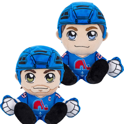 Bleacher Creatures Quebec Nordiques Bundle: 8" Joe Sakic & Peter Forsberg Kuricha Plushies