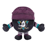 Bleacher Creatures Anaheim Ducks Bundle: Wild Wing 10" Plush & Ducks Puck Kuricha Plushie