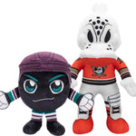 Bleacher Creatures Anaheim Ducks Bundle: Wild Wing 10" Plush & Ducks Puck Kuricha Plushies