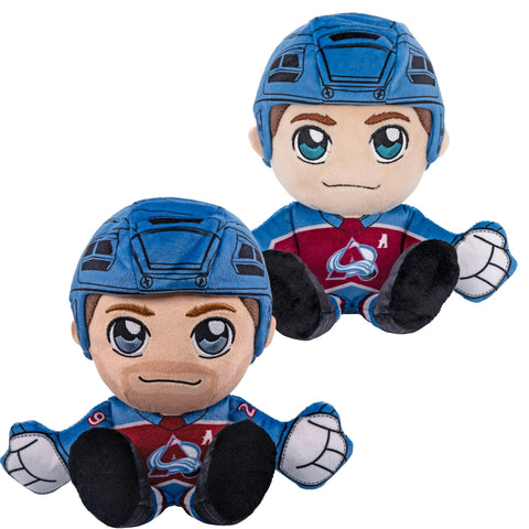 Bleacher Creatures Colorado Avalanche Bundle: 8" Cale Makar & Nathan MacKinnon Kuricha Plushies