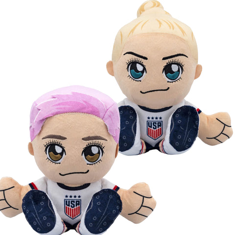 Bleacher Creatures US Women's Soccer Kuricha Bundle: Kristie Mewis and Megan Rapinoe Kuricha Plushies