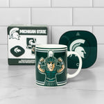 Uncanny Brands Michigan State Spartans 12oz Mug Warmer Set