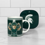 Uncanny Brands Michigan State Spartans 12oz Mug Warmer Set