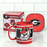 Uncanny Brands Georgia Bulldogs Hairy Dawg 12oz Mug Warmer Set